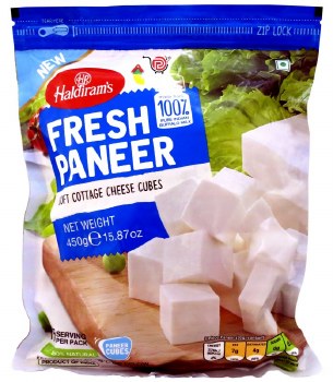 HALDIRAM'S FROZEN PANEER CUBES 450 GM