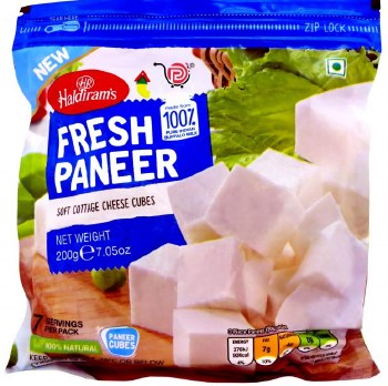 HALDIRAM'S FROZEN PANEER CUBES 200 GM