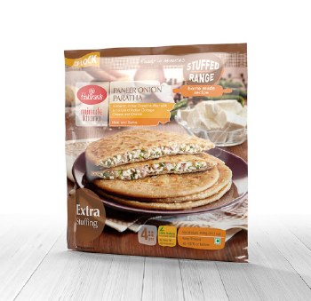 HALDIRAM'S PANEER ONION PARATHA 4PCS 400GM