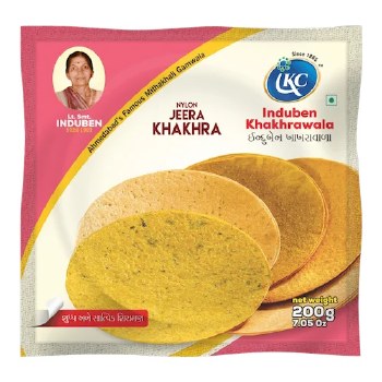 INDUBEN HD JEERA KHAKHRA 200GM
