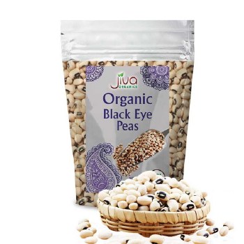 JIVA ORGANIC BLACK EYE PEAS 2 LB