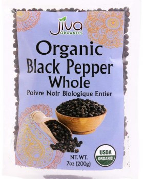 JIVA ORGANICS BLACK PEPPER WHOLE 200 GM