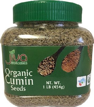 JIVA ORGANIC CUMIN SEED JAR 1 LB