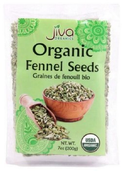 JIVA ORGANIC FENNEL SEEDS 200GM