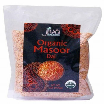 JIVA ORGANIC MASOOR DAL 2 LB