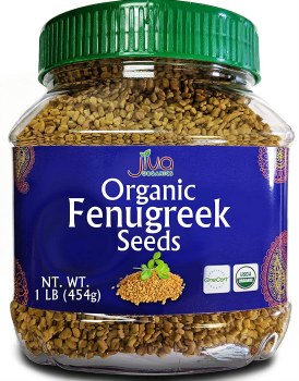 JIVA ORGANICS METHI (FENUGREEK) SEEDS BOTTLE 454GM