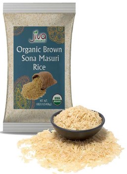 JIVA ORGANIC SONA MASOORI BROWN 10LB