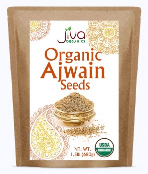 JIVA ORGANIC AJWAIN SEEDS 7 OZ