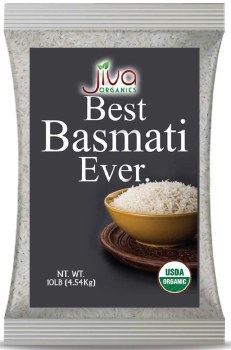 JIVA ORGANIC BASMATI RICE 10 LB