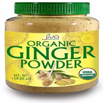 JIVA ORGANICS GINGER POWDER BOTTLE 454 GM