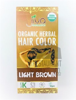JIVA ORGANICS LIGHT BROWN HAIR COLOUR 100 GM