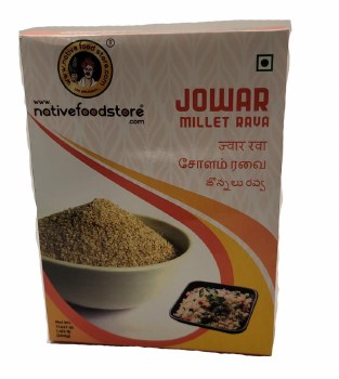 NATIVE FOOD STORE JOWAR MILLET RAVA 500GM