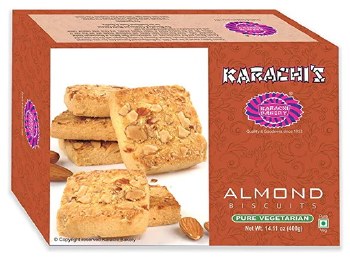 KARACHI ALMOND BISCUITS 400GM