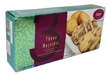 KARACHI TRIPLE DELIGHT CASHEW OSMANIA FRUIT BISCUITS 600GM