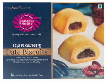 KARACHI'S DATE BISCUITS NET WT 400 GM