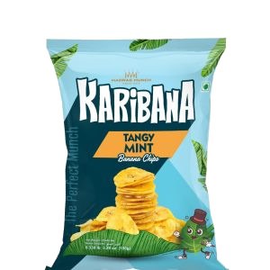 KARIBANA TANGY MINT BANANA CHIPS 150GM