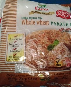KAWAN WHOLE WHEAT PARATHA - FAMILY PACK