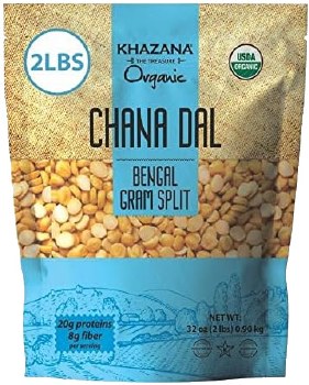 KHAZANA ORGANIC CHANA DAL 2LB