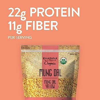 KHAZANA ORGANIC MUNG DAL 4LB