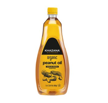 KHAZANA ORGANIC PEANUT OIL 1LT