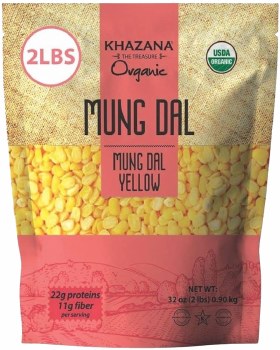 KHAZANA ORGANIC MUNG DAL 2LB
