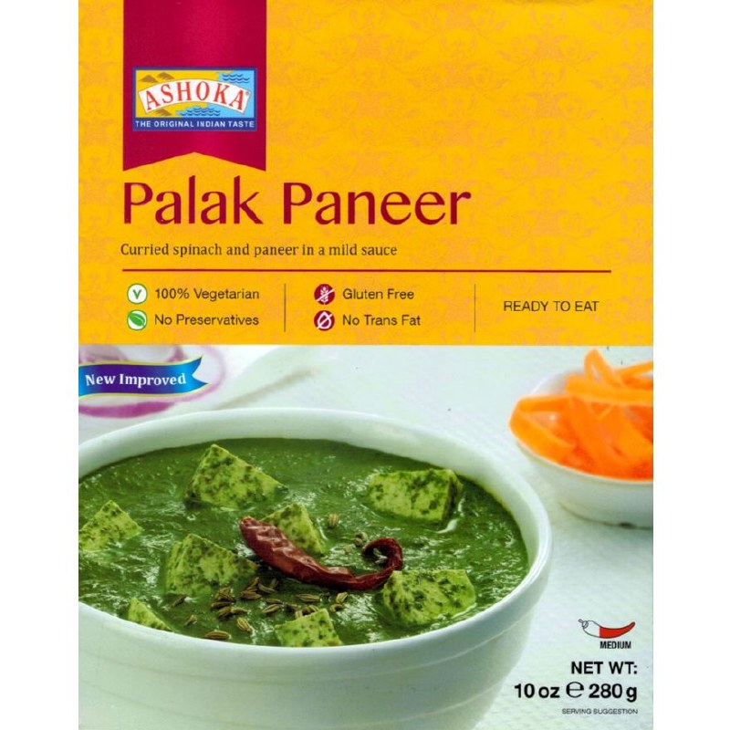 Ashoka Palak Paneer 280gms - Subhlaxmi Grocers