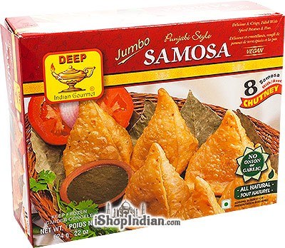 LAHORI JUMBO SAMOSA 8PC - WORLD FOOD MART