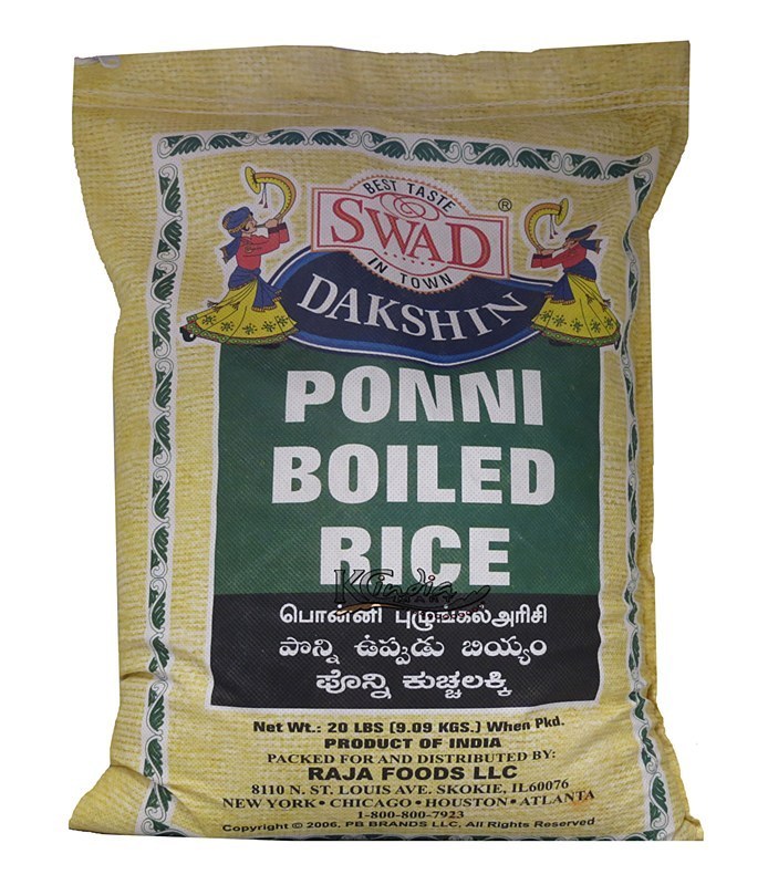 SWAD PONNI BOILED RICE 10LB Subhlaxmi Grocers