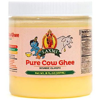 LAXMI PURE DESI COW GHEE CLARIFIED BUTTER 8 OZ