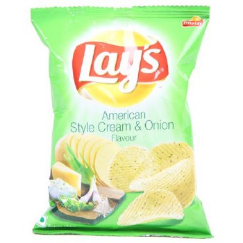 LAYS AMERICAN CREAM N ONION CHIPS 56 GM