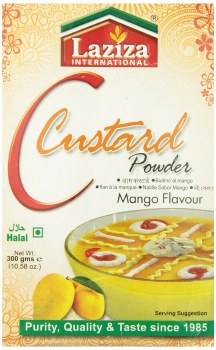 LAZIZA CUSTARD POWDER MANGO FLAVOUR 300 GM