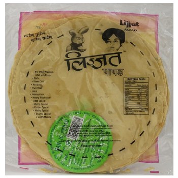 Lijjat Garlic Papad 200gm