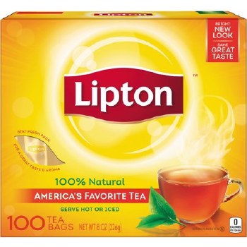 LIPTON YELLOW TEA BAGS 100CT