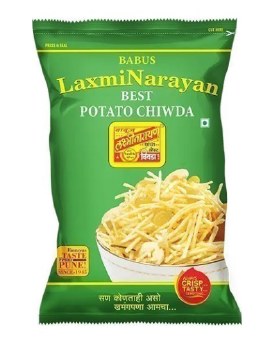 BABUS LAXMI NARAYAN BEST POTATO CHIWDA NET WT 500 GM