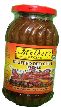 MOTHER'S RECIPE STUFFED RED CHILLI PICKLE 500G