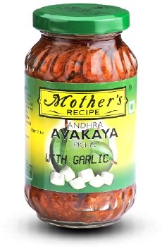 MOTHER'S RECIPE ANDHRA AVAKAYA WITH GARLIC 300G