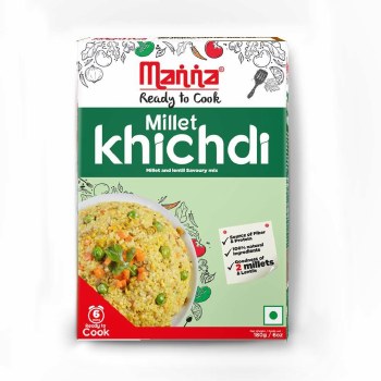 MANNA (READY TO COOK) KHICHDI MILLETS 180 GM