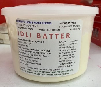 MEENA IDLI BATTER BIG PACK 50 OZ