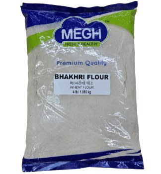 MEGH PREMIUM QUALITY BHAKHRI FLOUR WHEAT FLOUR 4 LB/ 1.816 KG