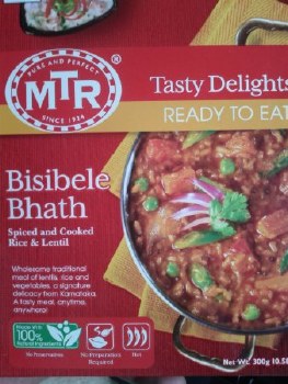 MTR READY TO EAT BISIBELE BHATH  300G