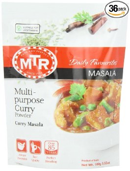 MTR INSTANT MIX MULTI PURPOSE CURRY POWDER 100GM