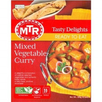 MTR READY TO EAT MIX VEGETABLE CURRY  300G