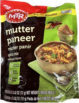 Mtr Mutter Paneer Sp Mix 48gm