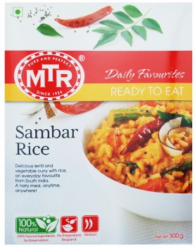 MTR READY TO EAT SAMBAR RICE 300GM