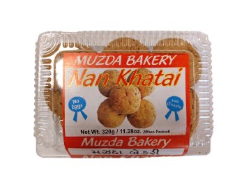 MUZDA BAKERY NAN KHATAI (NO EGGS) NET WT 320 GM (11.28 OZ)