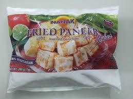 NANAK FROZEN FRIED PANEER CUBES 7 OZ