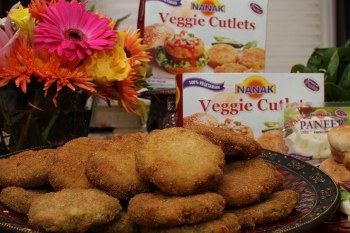 NANAK VEGGIE BURGER 8 PCS 640 GM