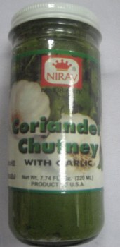 NIRAV CORIANDER CHUTNEY WITH GARLIC 200ML