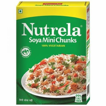 NUTRELA SOYA MINI CHUNKS (100% VEGETARIAN) NET WT 200GM