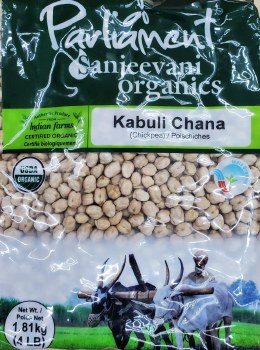 PARLIAMENT SANJEEVANI ORGANIC KABULI CHANA 4LB